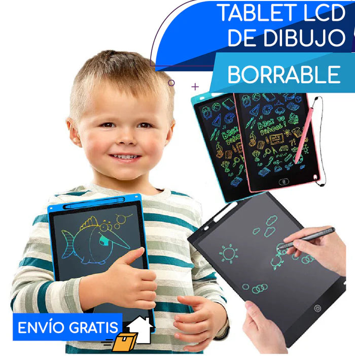 AvuTablet™ | Tablet 12" LCD de dibujo y escritura borrable 🌈